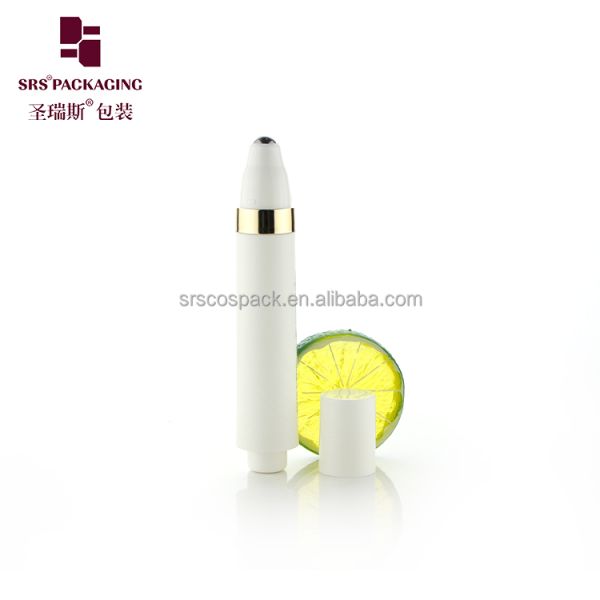 Wholesale Custom Colored Roller Bottle With Stainless Steel Ball 10ml Airless Bottle With Roll on Applicator