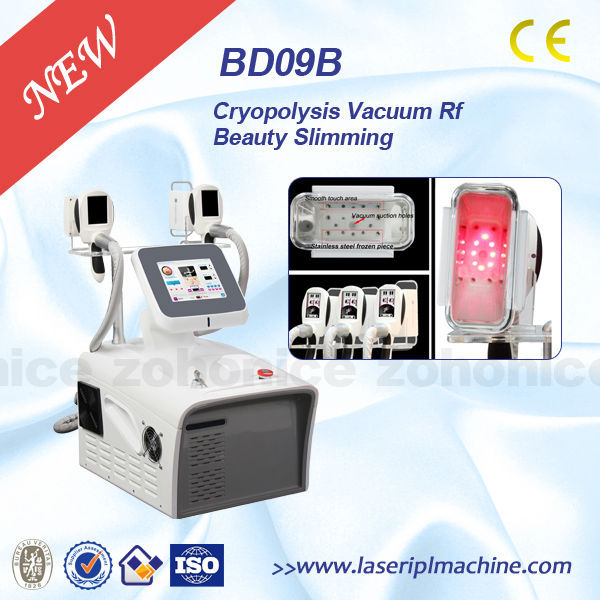 тело лазера красного света RF частоты 5M RF уменьшая ручки вакуума 2 терапией Cryo машины 92*75.5*44CM