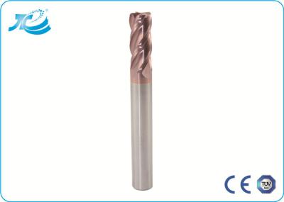 Hardness 55 / 60 / 65 Corner Radius End Mill , 4 Flute End Mill
