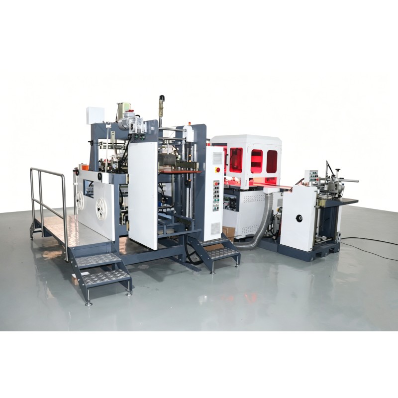 3800Kg Automatic Paper Box Making Machine Optimized for Paper Size Min L100 W60mm Streamlined Manufacturing Process