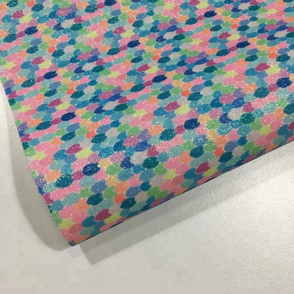 Красочный напечатанный СГС ткани кожи Фаукс аттестовал толщину 0.6±0.1мм