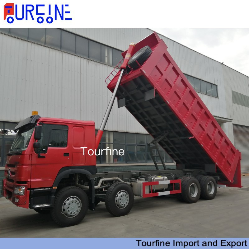 8x4 12 Wheels Sinotruk Howo 336HP Heavy Dump Truck 50 Ton Tipper Truck For