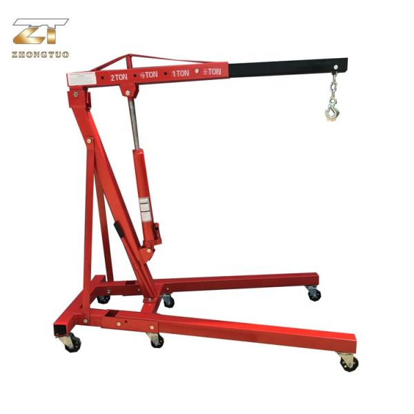2 hidráulicos Ton Foldable Engine Crane, guindaste de levantamento do motor de automóveis de 230cm