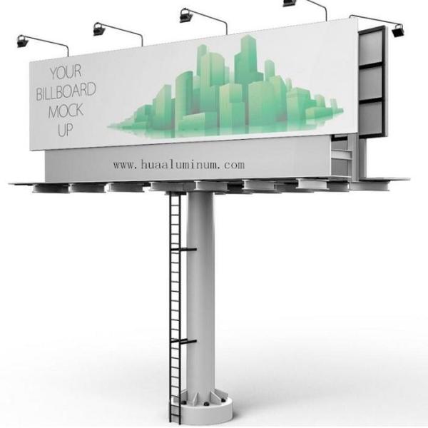 1500*3050mm Highway Advertisement Board Halogen Free 3mm Aluminum Composite Panel