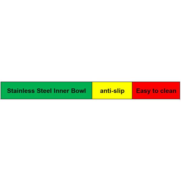 Wholesale Stainless Steel Pet Bowls anti-slip cat feeding bowls Dog Bowls