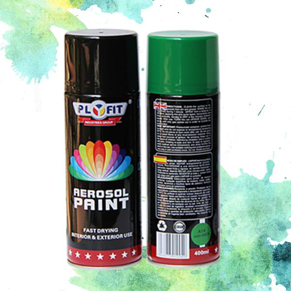Metallic Acrylic Aerosol Paint Liquid Coating State For Metal / Wood / Glass