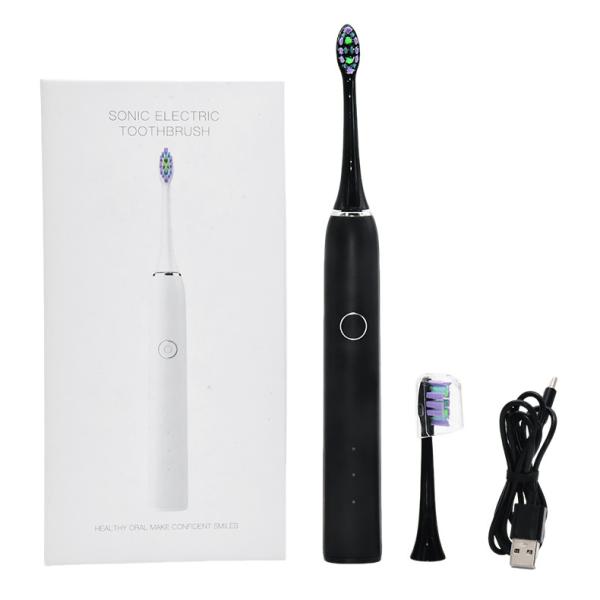 OEM ODM Portable IPX7 Rechargeable Powered Vibrating Sonic Electric Toothbrush for Adults
