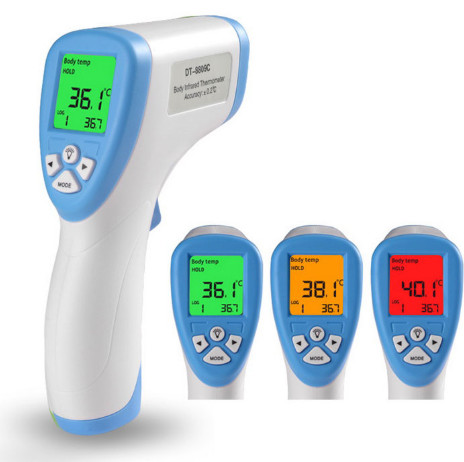 Non Contact Infrared Forehead Thermometer Celsius / Fahrenheit Mode Selectable