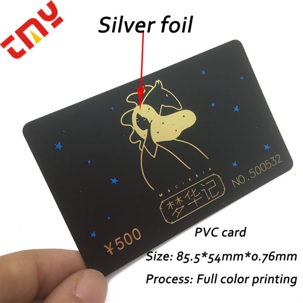 Custom Gift Card Pvc Plastic Card Waterproof With Personalized Printing for Gift
