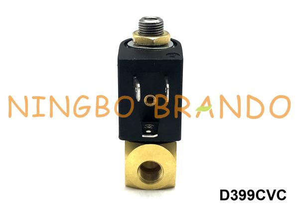 1/4 Inch M&M Type D399CVC Solenoid Valve Brass 3/2 NC DC24V For Auto Feeding System