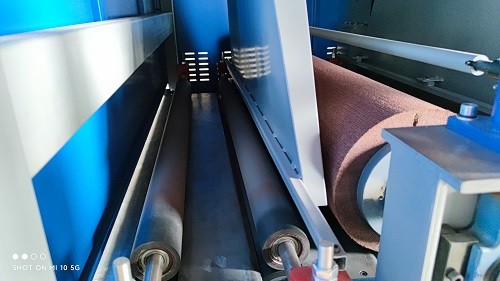 2 Heads Wide Belt Grinding Machine , MS13RR Wide Belt Sanders For Metal