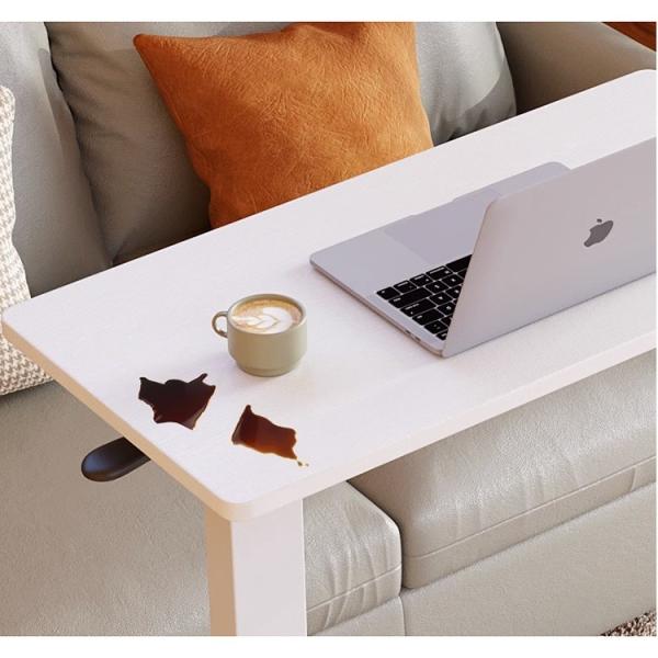 Tabela de gás de madeira personalizável em preto/branco/prata com regulação pneumática de altura