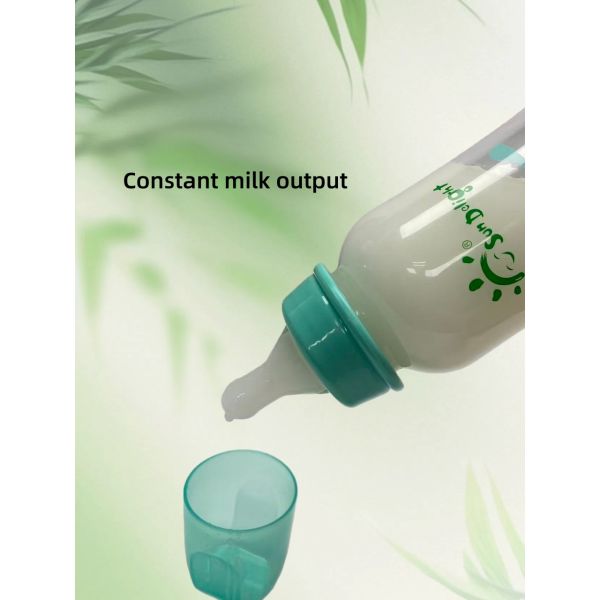 Manufactory 8oz Standard Feeding Bottle 3pcs In A Set Slow Flow Anti Colic Milk Bottle