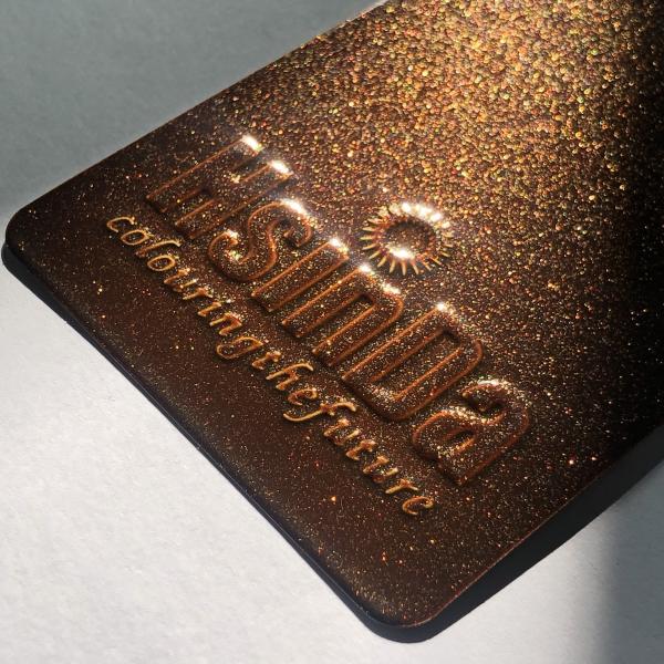 Чистые богачи цинка смолы полиэстера пудрят покрывая металлический финиш молотка золота