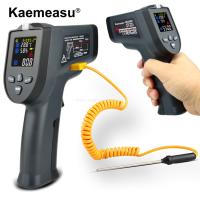 Kaemeasu 550°C termómetro infrarrojo láser doble sin contacto