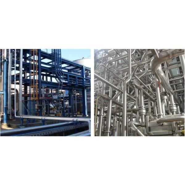 Прямой шов К195 сварил стальную трубу большого диаметра водопроводной линии ЛСАВ углеродистой стали