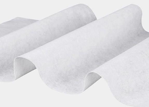 White Melt Blown Cloth Fluffy Structure Light Weight For Thermal Material
