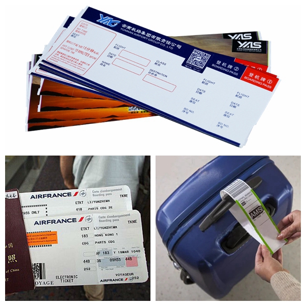 Thermal Boarding Pass Paper 210gsm Thermal Card For Ticket Тепловая карта для посадки на борт бумага 210 грамм