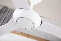 Ventilateur de refroidissement à moteur électrique à courant continu moderne, lampe ABS, lampe de plafond en plastique avec lumière