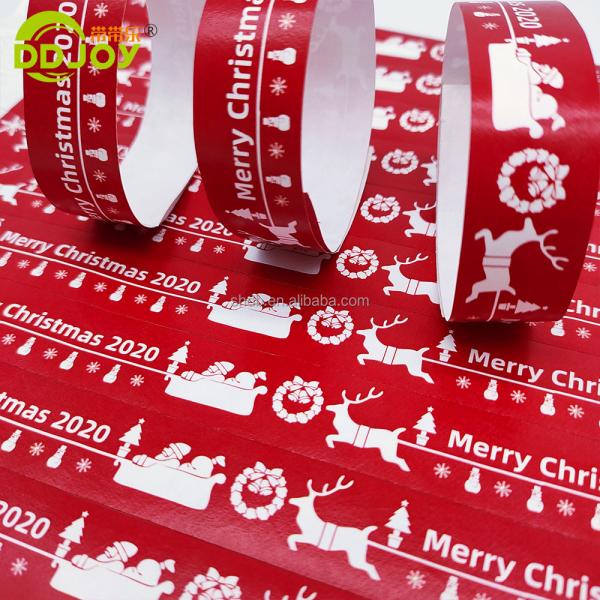 Tyvek Paper Bracelets for Custom Design Stock of Dinosaurs Rabbits Balloons and More