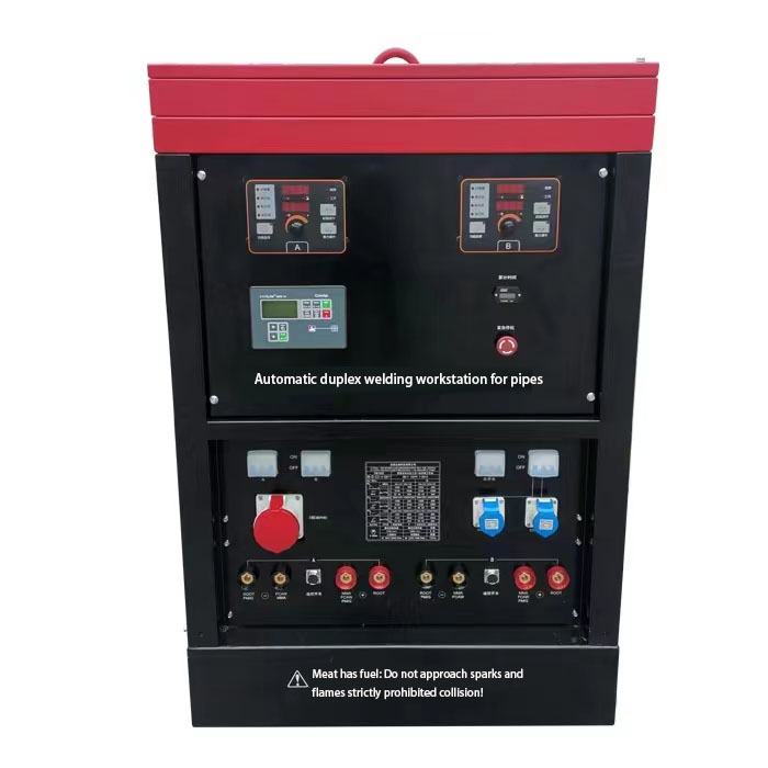 GENWELD LW1000 Полностью автоматическая двухстанционная рабочая станция для сварки труб