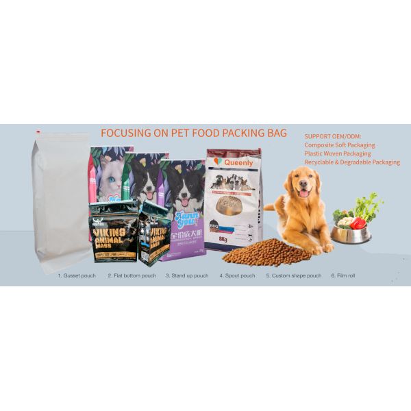 Big Dog Food Pack Bag Doypack Bags Cat Food Pouches