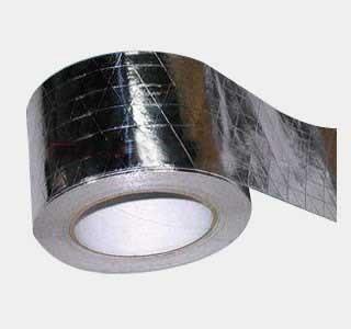 Self Adhesive Aluminum Adhesive Tape / High Temperature Aluminum Tape Foil Tape For Insulation