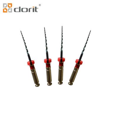 4Pcs Kids Rotary Niti Dental Endo Files 04 Taper Red 17mm Length