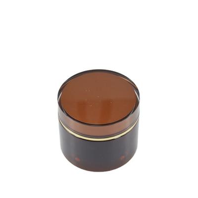 Amber PET Plastic Pill Bottle for Medicine Capsules and Supplements Customized Design