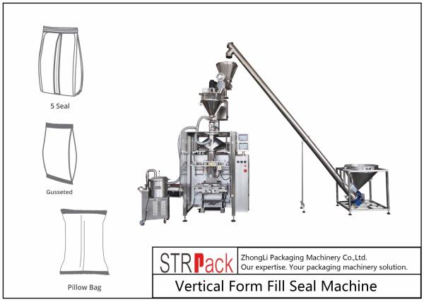 High Efficiency Powder Packing Machine With Auger Filling Machine 30 - 80 Bags / Min Speed
