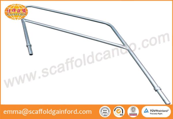 0.5M height Q235 galvanized  ring lock handrail for star case and ladders for South east market projects