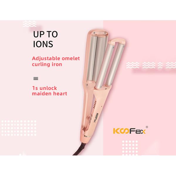 Регулируемый керамический электрический домочадец салона красоты бочонка 45W Curler волос тройной