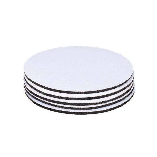 Non Slip Heat Resistant Sublimation Rubber Coasters Customized 10*10cm*3mm/5mm