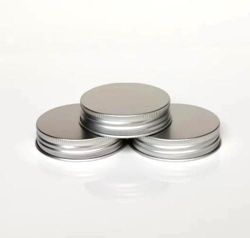 64*15 Aluminum Cap Plastic Glass Bottle With Round Metal Screw Cap Cosmetic Wide Mouth Cap