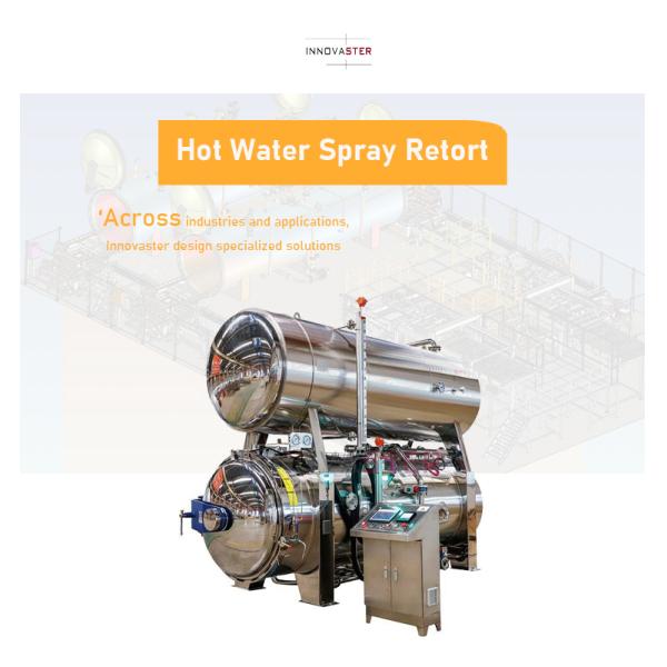 304 Stainless Steel Automatic Double Layer Water Immersion Food Autoclave Sterilizer
