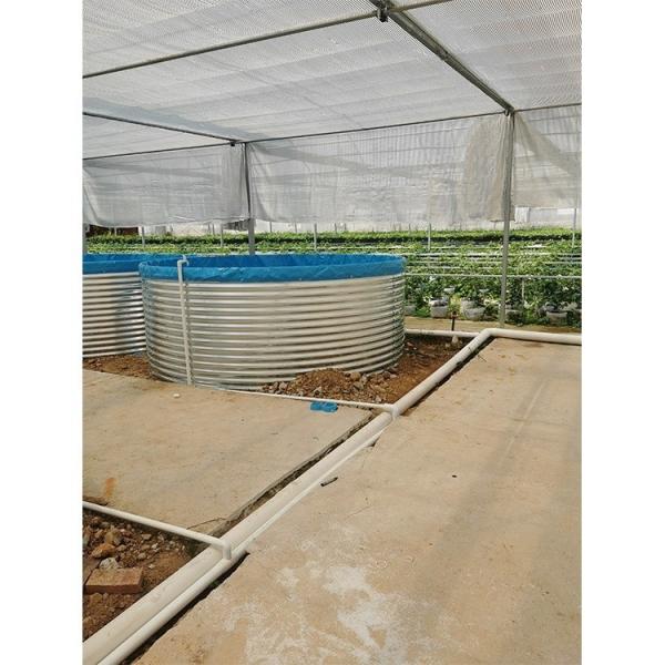 Customized Galvanized Fish Pond High Capacity For Commercial Farming