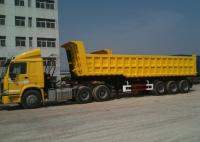 3 essieux BPW et camion de décharge hydraulique de 42 Cbm