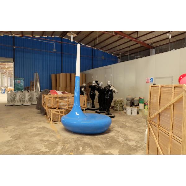 Hotel mall deco egg special shape multi-color fiberglass resting chair as functional furniture