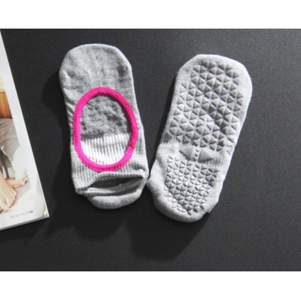 Pilates Ballet Dance Sports Socks Ankle Full Toe Yoga Socks For Women Black Color