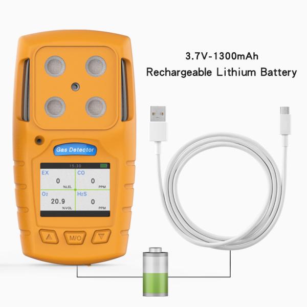 Детекторы газа O2его H2s LEL CO портативные Multi с аттестациями FCC ISO9001 CE