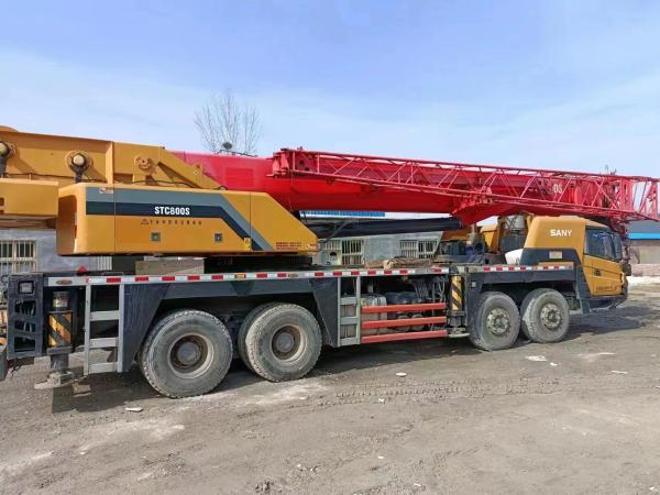 STC500S Used Crane Shacman 50 Ton 83km/H For Heavy Lifting Operations