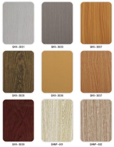 Roller Coating Aluminum Sheet Coil , Coated Aluminum Coil Wooden Stone Marble Surface Finish