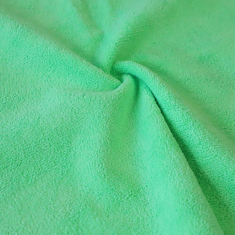 200gsm 40x40cm Kitchen Microfiber Towels Warp Knitted For Degreasing Stove Hood Dish Cleaning
