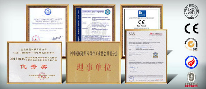 Dongguan Xinding Mechanical Equipment Co.,Ltd Сертификации