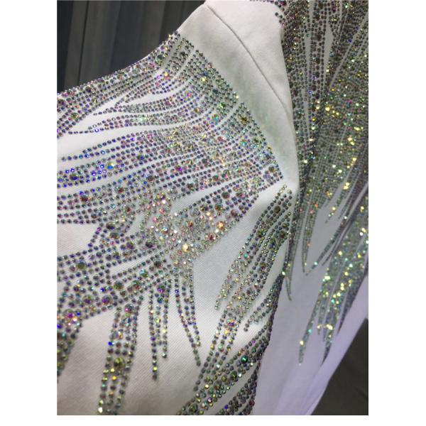 Personalised Rhinestone T Shirts Women'S Graphic 300gsm Cotton Short Sleeves