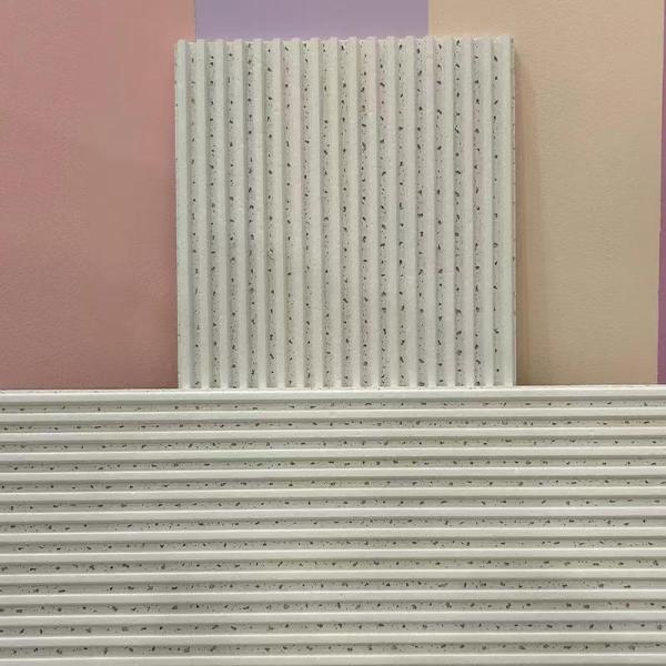 Soundproof Mineral Fiber Ceiling Tiles And Fiberglass Acoustic 20mm Thick Square Edge And Tegular Edge Ceiling Tiles