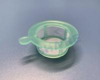 100 Micron Cell Strainer com tela de nylon em verde PP Frame descartável para tubo