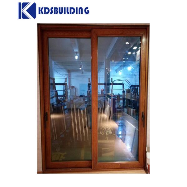 KDSBuilding China Manufacture Double Glass Luxury Lift And Slide Wooden Door Systems