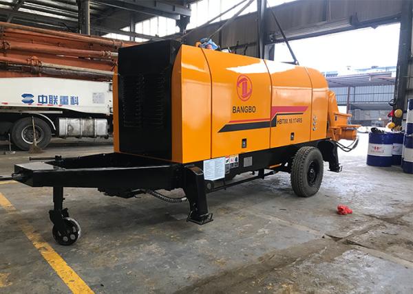 laranja hidráulica estacionária da máquina da bomba 80M3/H concreta de 130M