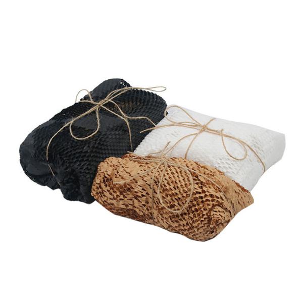 Recyclable Craft Paper Manufacturing Kraft Paper Biodegradable Protective Honeycomb Wrapping Paper